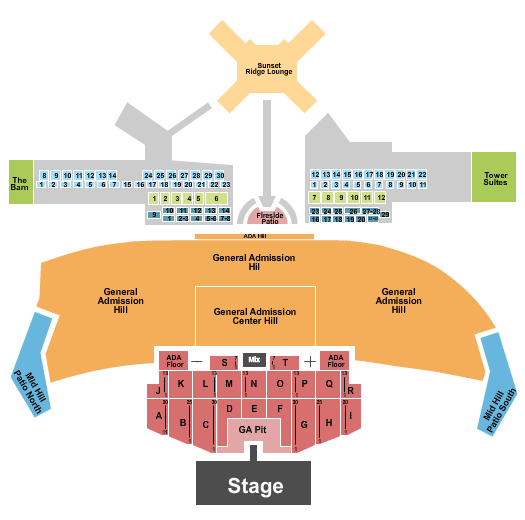 Thunder Ridge Nature Arena Thunder Ridge Seating Chart