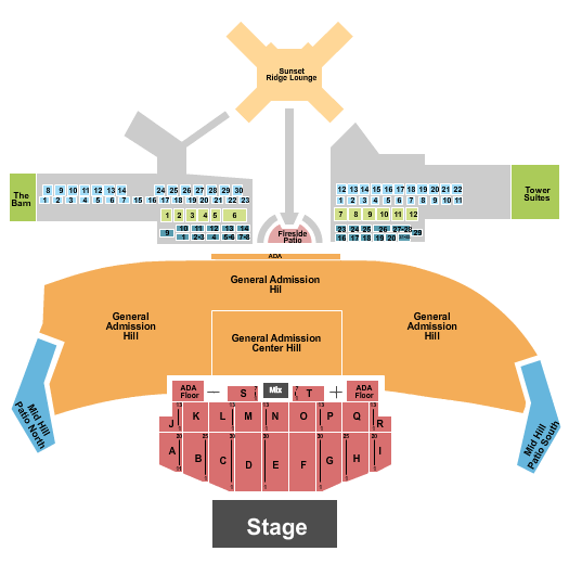 Thunder Ridge Nature Arena Thunder Ridge Seating Chart